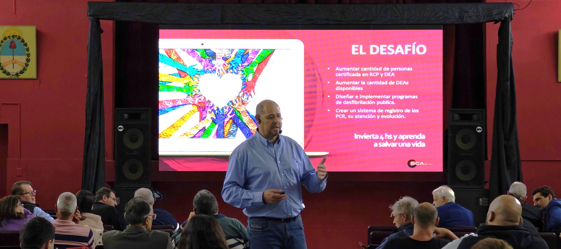 C&eacute;sar Schindele en el Instituto de Formaci&oacute;n en Salud