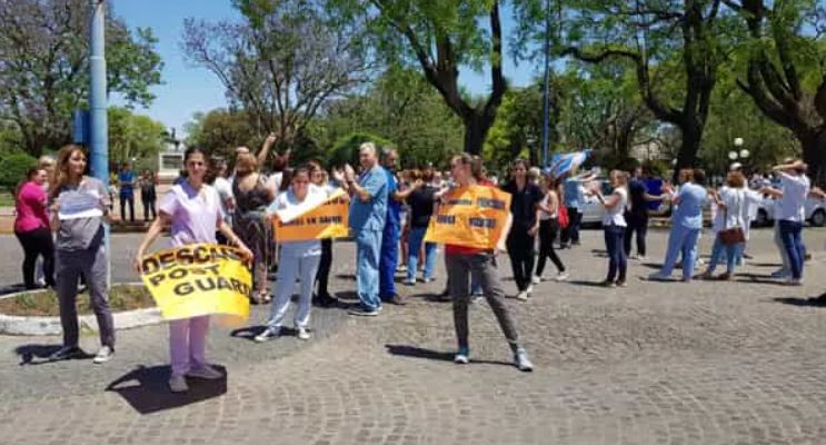 Apoyo y movilización por mejores condiciones laborales class=