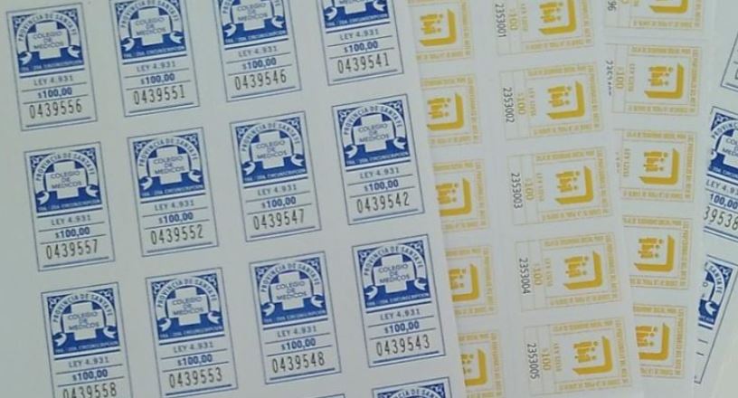 Desde junio sube el valor de las estampillas de la Caja del Arte de Curar class=